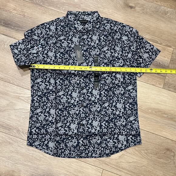 BANANA REPUBLIC Men's Slim Fit Cotton Print Shirt Size M - Picture 3 of 8